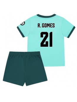 Wolves Rodrigo Gomes #21 Replika Borta Kläder Barn 2025-26 Kortärmad (+ byxor)